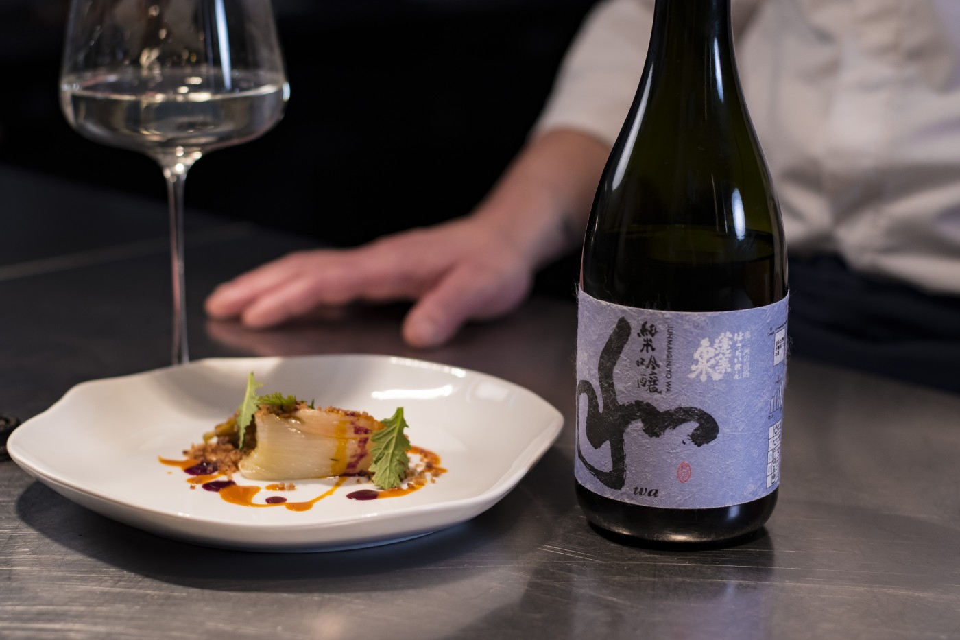 Giuseppe Molaro, la sua Indivia e lo Houraisen Junmai Ginjo Wa
